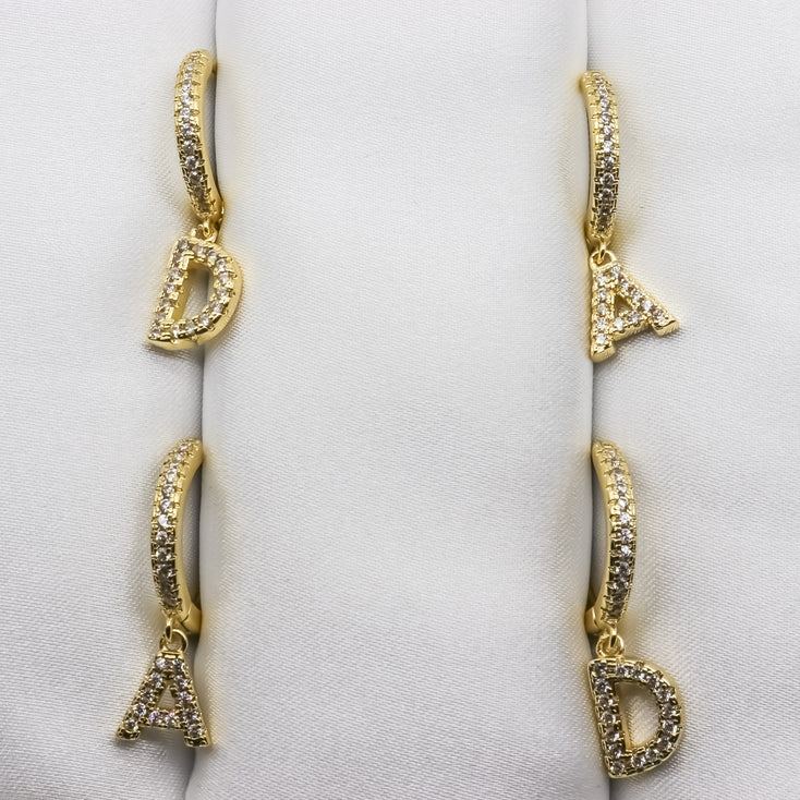 Gabriella Buchstabe Ohrringe