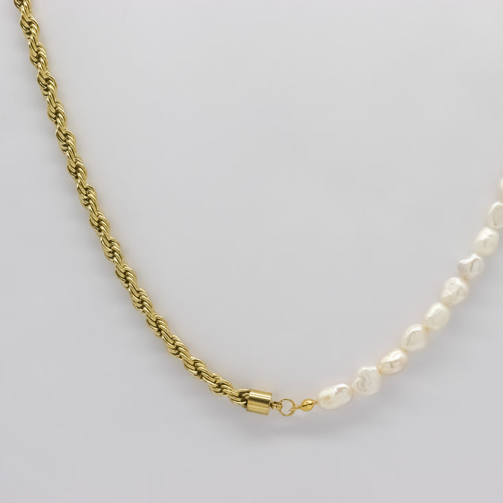 Braid&Pearls Halskette