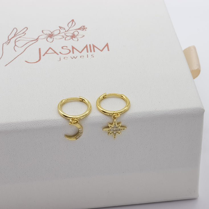 Moon&Star Earrings